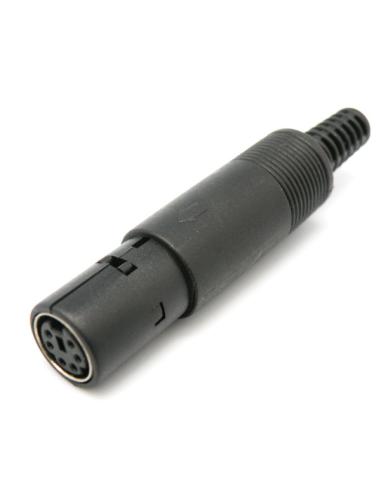 CONECTOR MINIDIN FÊMEA ANTENA 6P