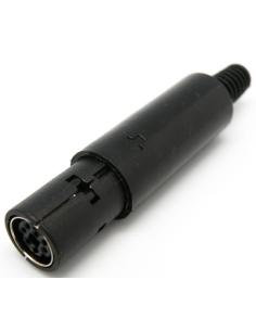 CONNECTOR MINIDIN FEMELLA AEREO 7P