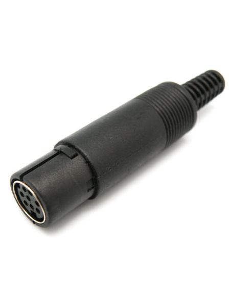 CONECTOR MINIDIN FÊMEA ANTENA 8P