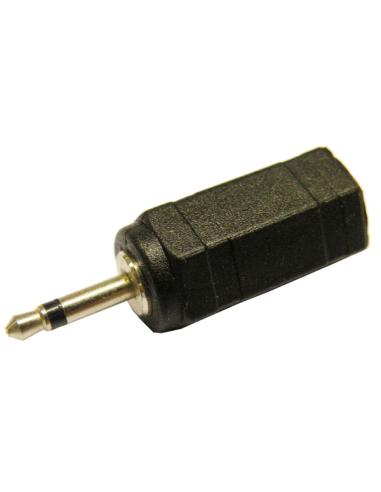 ADAPTADOR JACK DE 2,5mm MACACO MACHO - MACACO FÊMEA DE 3,5mm