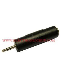 ADAPTADOR JACK 2,5mm ST MASCLE - 3,5mm ST FEMELLA
