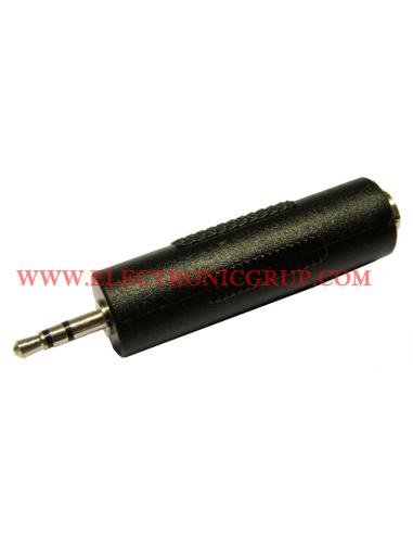 ADAPTADOR JACK 2,5mm ST MALE - 3,5mm ST FEMALE