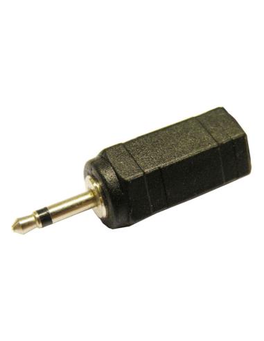 ADAPTADOR JACK 3,5mm MONO MALE - 2,5mm ST FEMALE