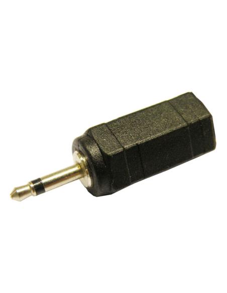 ADAPTADOR JACK 3,5mm MACACO MACHO - MACACO FÊMEA 2,5mm