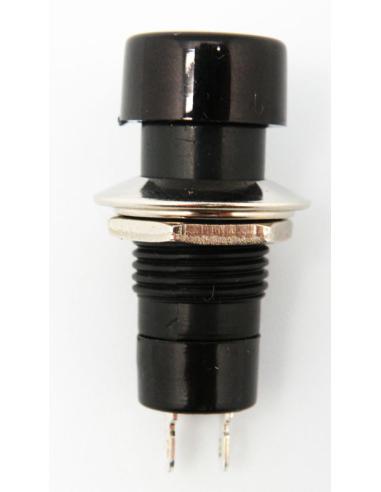 BOTÃO DE PRESSÃO N.A. 250V 3A PRETO