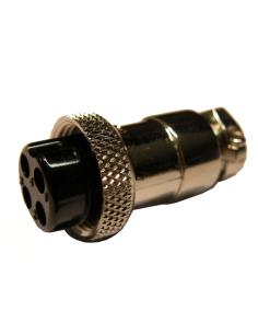 CONNECTOR MICRO ROSCA FEMELLA AEREO 4P