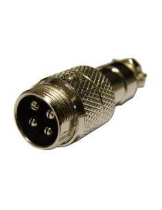 CONNECTOR MICRO MASCLE AEREO 4P
