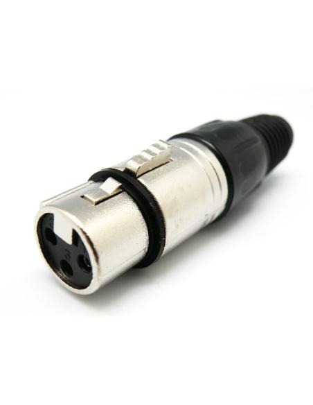 CONECTOR XLR 3P HEMBRA AEREO