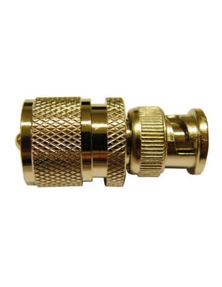 ADAPTADOR BNC MACHO - UHF (PL) MACHO