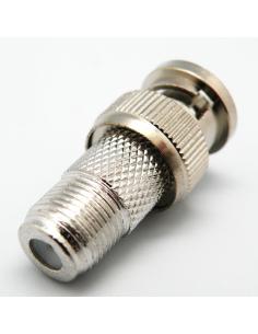 ADAPTADOR BNC MASCLE - "F" FEMELLA