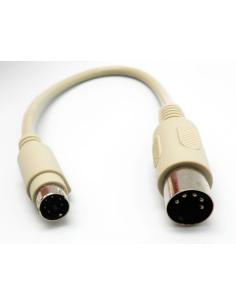 ADAPTADOR MINIDIN 6P M - DIN 5P M 180º 15cm