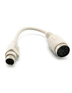 ADAPTADOR MINIDIN 6P M - DIN 5P H 180º 15cm