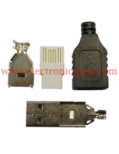 CONECTOR USB A MACHO