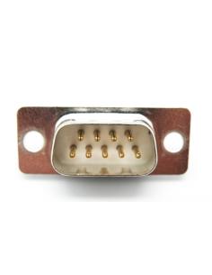 CONECTOR SUB-D DE9M MACHO 9 PINES