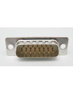 CONECTOR SUB-D MACHO 15 PINES DA15M