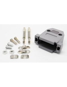 CARCASA PLASTICO SUB-D DA15 TORNILLO LARGO