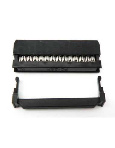 CONNECTEUR FEMELLE IDC POUR CÂBLE PLAT 26C 2,54 MM