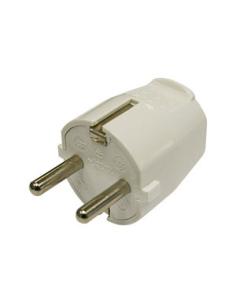 CLAVIJA MACHO SCHUKO BLANCA 16A/250V
