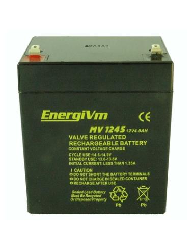 BATERIA DE CHUMBO 12V 4.5A 90x70x107mm 1.55Kg