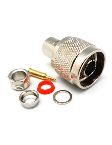 CONECTOR N MACHO SOLDAR RG-59