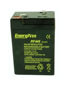 BATERIA DE PLOMO 6V 4,5A 70x47x107mm 0,78Kg