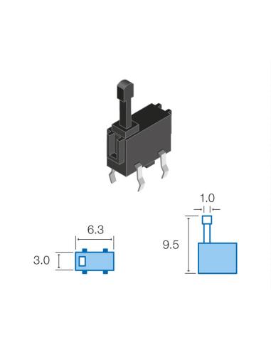 ENDSCHALTER MIKRO-DRUCKKNOPF SW080
