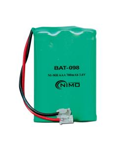 PACK BATERIA 3,6V 700mA 3xAAA NI-MH BAT098