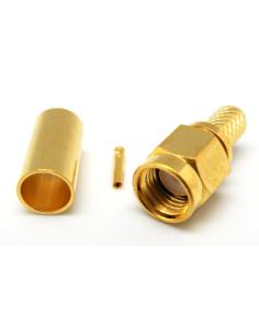 CONECTOR SMA MACHO RG-58 CRIMPAR REVERSE