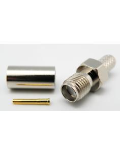 CONNECTOR SMA FEMELLA RG-58 CRIMPAR