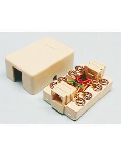 BASE TELEFONO SUPERFICIE 4C DOBLE HEMBRA LATERAL