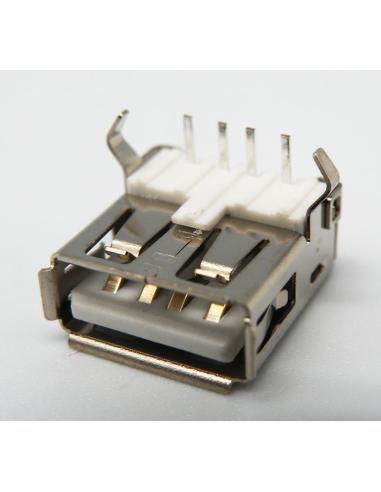 BASE USB A HEMBRA PARA CIRCUITO IMPRESO