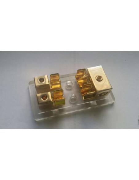 PORTAFUSIBLES DOBLE 10x38mm CAR AUDIO