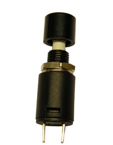 PULSADOR N.A. 125V. 3A (250V 1,5A) NEGRO