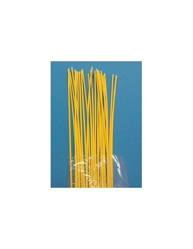 TUBE THERMORÉTRACTABLE 1,2 mm 125º 1,22 m JAUNE