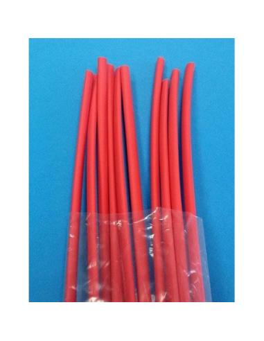 TUBE THERMORÉTRACTABLE 9,5 mm 125º 1,22 m ROUGE