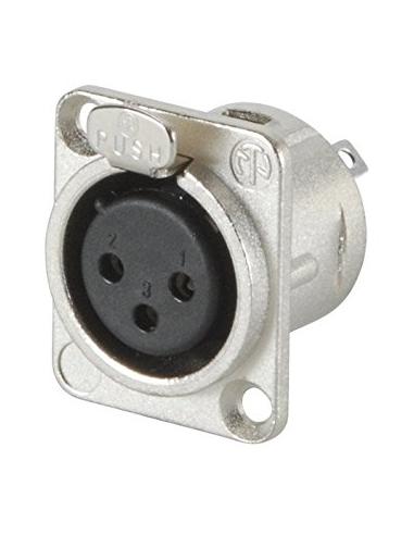 BASE DE CHÂSSIS FEMELLE XLR 3P NEUTRIK NC3FDL1