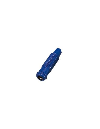 BANANEN-WEIBLICHE ANTENNE 4mm MESSING, VERNICKELT BLAU