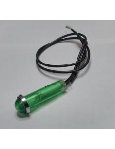 PILOTO NEON 12V Ø8,6mm VERDE PI105M-V-12