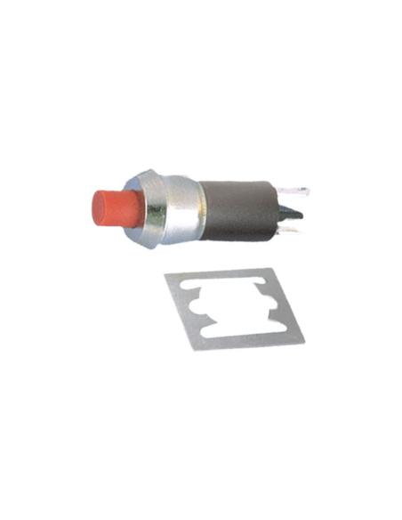 PULSADOR MINIATURA N.A. 250V 2A NEGRO