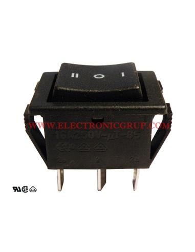 EIN-AUS-AN-KIPPSCHALTER 250V 15A SCHWARZ