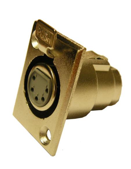 CHÂSSIS FEMELLE XLR DE BASE 5P