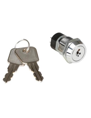 INTERRUPTOR DE LLAVE 2P OFF-ON (DPST) Ø19 250V 2A