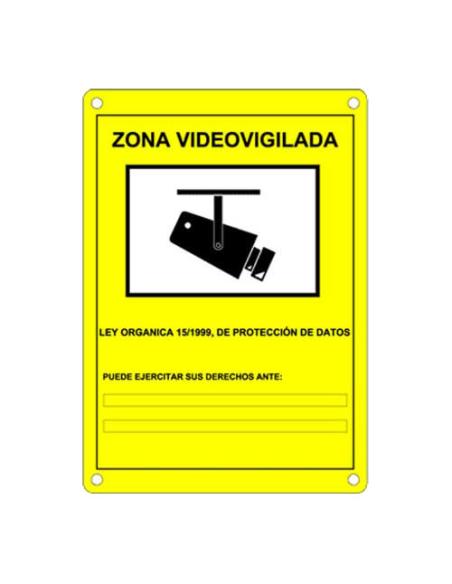 GELBES KENNZEICHEN GENEHMIGTE KATALANISCHE CCTV-ZONE