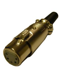 CONNECTOR XLR 5P FEMELLA AEREO