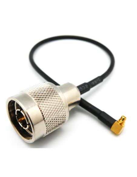 CONNEXION MÂLE LMR100 N - MMCX MÂLE 0,2 M