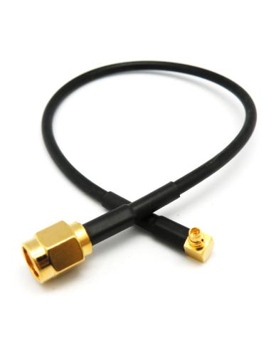 CONNEXION MÂLE LMR100 SMA R/P - MMCX MÂLE 0,2