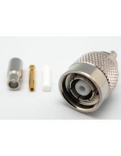 TNC-MÄNNLICHER REVERSE-CRIMP-STECKER RG-174