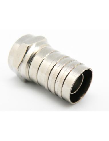 CONECTOR "F" MACHO PARA CRIMPAR RG-6