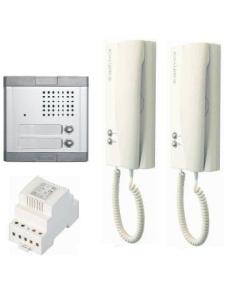 KIT PORTERO ELECTRONICO AMPLYVOX 2 TELEFONOS