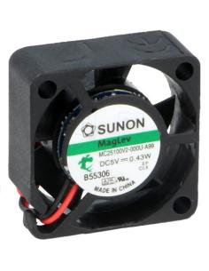 VENTILADOR 5Vcc 0,43W 25x25x10mm 2 HILOS